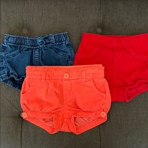 BUNDLE OF BABY SHORTS